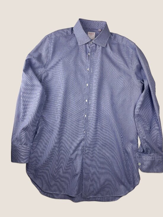 Pink Shirtmaker London Other - Thomas Pink Shirtmaker Dress Shirt Blue & White Houndstooth Men 16/41 (L)